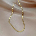 HWASAN Silver Plated Unisex Snake Bone Chain Necklace Delicate Stainless Steel Engagement Anniversary Wedding Party Gift Jewelry