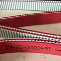 DO Best Quality T5-2000-23 for Muller Martini Timing Belt 3671.2391.4 Red Rubber 23T5/2000 23-T5-2000+3T