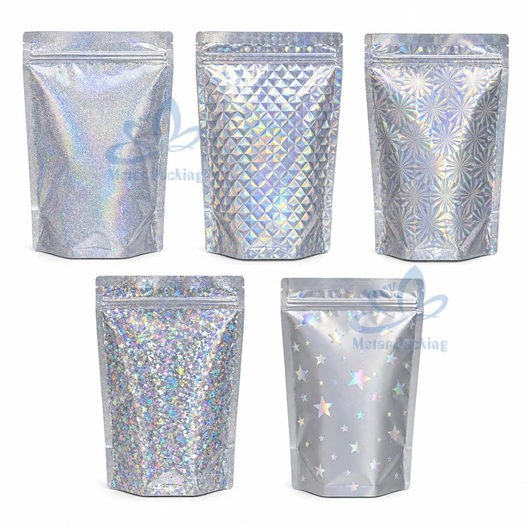 New Product Customized Printed Baggies Edible Gummies 500mg Resealable Zip Lock Packaging Stand up Pouch