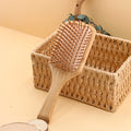 Personalized Eco-friendly Rectangular Paddle Air Cushion Wood Bamboo Hair Brush Disposable Scalp Massage and Detangling Brush