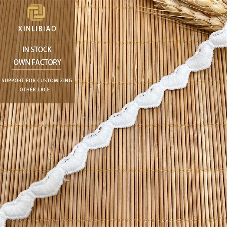 Love Embroidered Lace Women's Accessories Lolita Bar Code Milk Silk 1cm Water Soluble Lace Elegant Underwear for Bags & Shoes