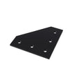 China Manufacturer 6061 5 Hole L Shape 90 Degree Aluminum Joining Plate 3030 Machine Connecting Part Industrial Fasteners 30*30