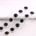 2023 Zircon Huggie Earrings with Moon Shape Small Rose Gold White Party Trendy AAA Wedding Jewelry Gift Saudi Women Alloy
