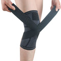 Elastic Knee Sleeve Adjustable Silicone Sports Bind Knee Brace