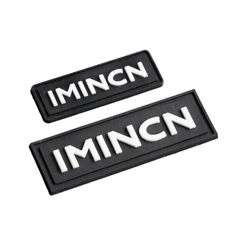 Premium Durable Silicone PVC Garment Labels 3D Round Badge Patch From Premium Durable Rubber for Clothing