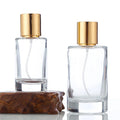 Glass Perfume Bottles 50ml 100ml Clear Round Glass Perfume Bottle Fea15