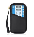 Fireproof RFID Blocking Travel Passport Holder Family Travel Document Organizer Passport Wallet with Fireproof Zipper
