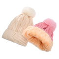Pure Color Winter Knitted Hats Warm Skullies Beanies for Women Men Acrylic Travel Outdoor Adjustable