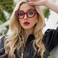 Black Fashion Blue Light Blocking Glasses Cat Eye PC Glasses Frames Men Women Optical Computer Eyewear 2025