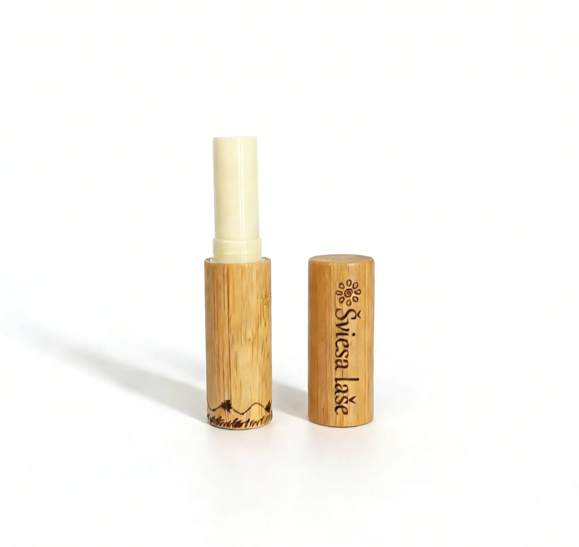 Empty Lip Balm Tube 5g High Quality Real Bamboo Lipstick Tube Packaging Wholesale