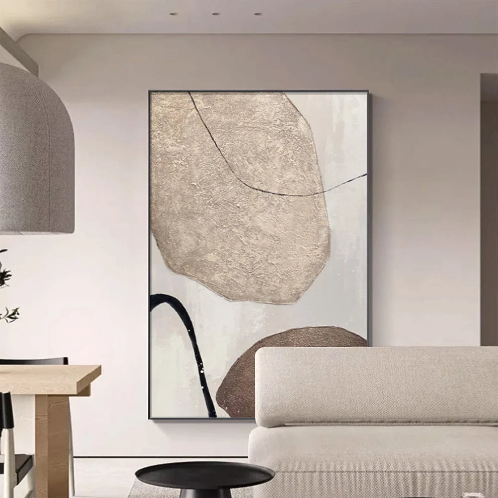 Customized Wholesale Hotel Artworks Hand-Painted Texture Oil Wall Art Old Style Design for Living Room and Hotel Decor