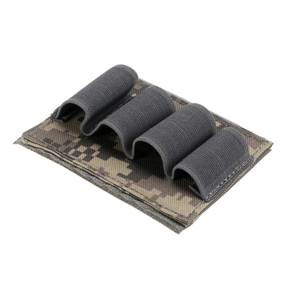 Shero Paintball Tactical Molle Bullet Shell Holder Bag Shooting 4 Round Ammo Magazine Pouch