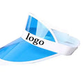 Custom logo Women Men Baseball Hat Transparent Empty Top PVC Sunshade Hat Bicycle Sun Hat Sports Cap