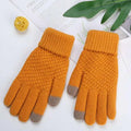 Wholesale Outdoor Cold Weather Women Men Warm Acrylic Knitted Winter Gloves