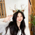 New Christmas Headdress Girl Party Hair Jewelry Antler Reindeer Hair Bands