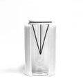 High Quality 50cm 60cm Clear Crystal Glass Flower Cylinder Vase for Wedding Dinners and Parties with French Country Design
