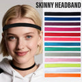 Hot Selling Unisex Thin Silicone Strip Headband Custom Skinny Sport Elastic Band with Non-Slip Grip for Football Dry Damping