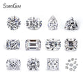 Starsgem Moissnaite 1ct D White  VVS Stone Mossanite Diamante Jewelry Moissanite Diamond Loose Moissanite for Jewelry