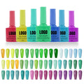 KUDAN 2026 Wholesale 15 ML Customized UV/Led Nail Polish Gel Set Soak off Top & Base Coat for Nails