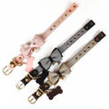 New Fashion Design Luxury Bowknot Bowtie Personalized Nylon/Polyester Adjustable Pet Collar with Name Tag Pattern for Dogs Cats