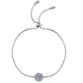 Custom Fine Jewelry 925 Sterling Silver Bracelet Luxury Full Pave 1ct Moissanite Diamond Bracelet Personalized Chain for Women