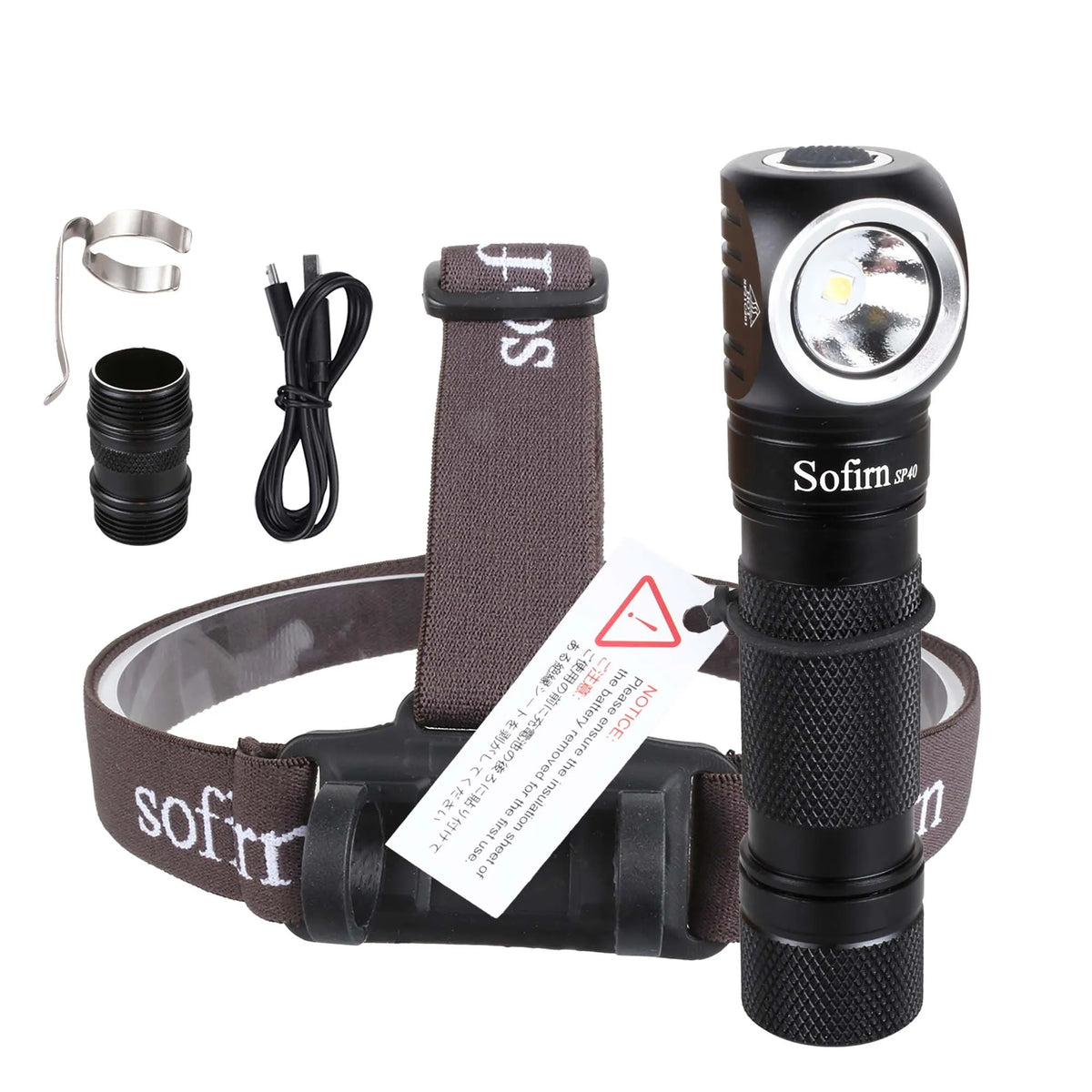 2023 Hot Selling 1200lm XPL LED Rechargeable Mini Headlamp 90CRI IPX7 Waterproof Aluminum Alloy Headlight with Magnet Tail