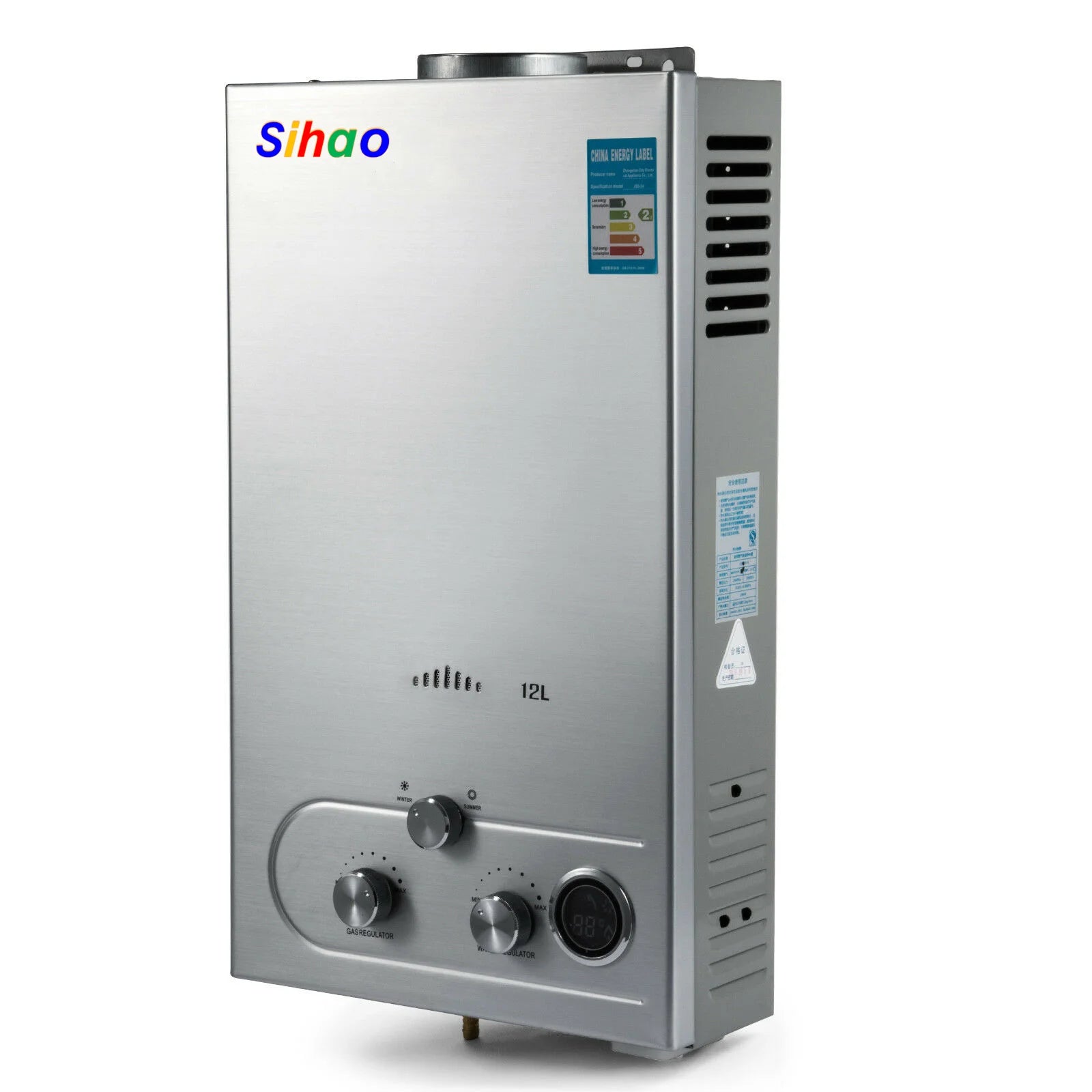 Factory Price Home Gas Water Heater 18L 4.5GMP Instant Water Heater LPG Liquid Propane Gas Tankless Gas Water Heater