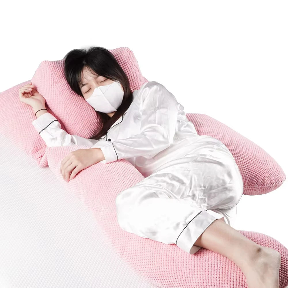 Multipurpose Breastfeeding U Shape Pregnancy Pillow Sleeping Pillow for Pregnant Women Pregnancy Maternity Pillow