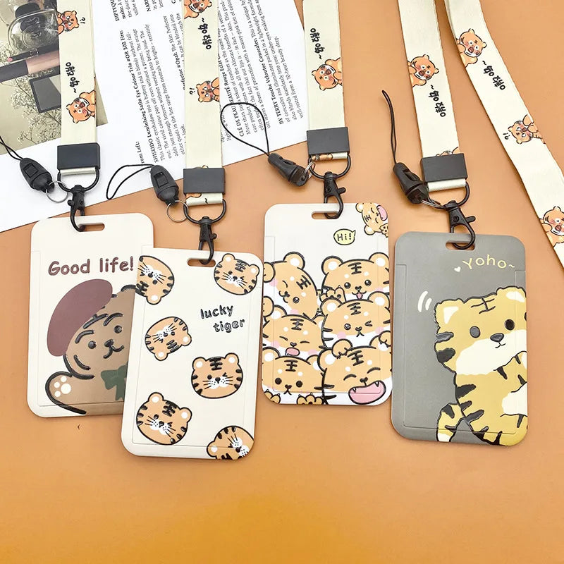 Custom Logo ID Badge Holder Retractable Badge Reel Personalized Polyester Sublimation Lanyards Plastic Material Badge Holder