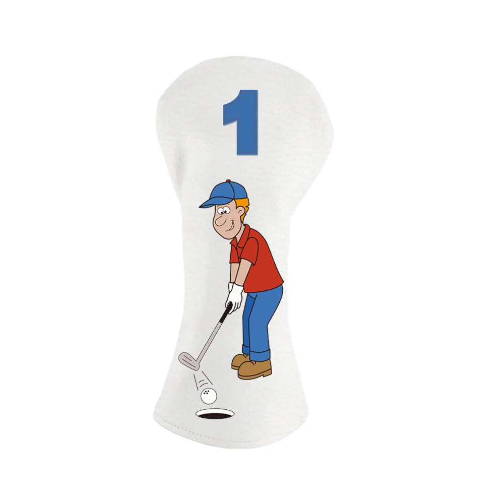 Professional Factory's High Quality Embroidered Golf Headcover Waterproof With Custom Logo