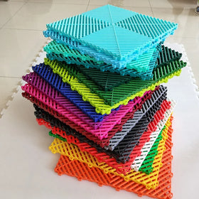 Garage Flooring Interlocking Tiles Car Wash Floor Tile Vented Interlocking Garage Floor Tiles