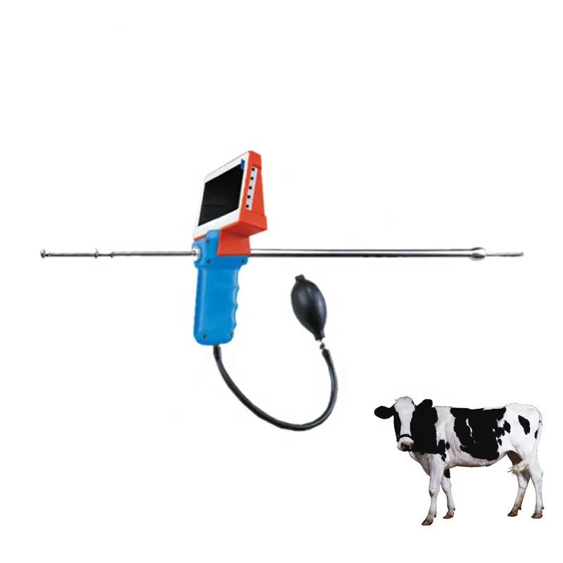 Portable Stainless Steel Eco-Friendly Artificial Insemination Gun with AI Vision and Video Camera for Goat Veterinary Use MegaBDM