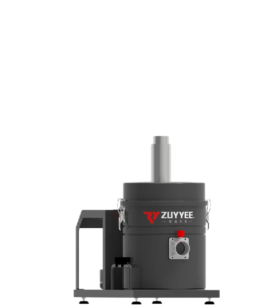 Zuyyee 3 KW Industrial Electric Manual High Power Metal/Coil Vacuum Cleaner 45L Capacity 220/380V 280/380 M3/h Air Flow Assembly