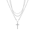 Punk-inspired Minimalist Luxury Cross Pendant Necklace