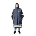 4M-EC Sports Horse Riding Warm Fleece Long Sleeve Plain Waterproof Dry-Keeping Outdoor Equestrian Robe