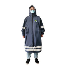 4M-EC Sports Horse Riding Warm Fleece Long Sleeve Plain Waterproof Dry-Keeping Outdoor Equestrian Robe