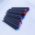 7 Inch Standard  Crystal  Top Black Wood Pencil