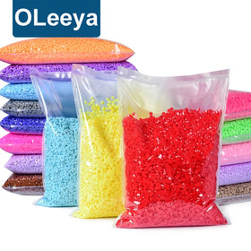 Oleeya Factory Jelly Opaque Solid Rhinestones Resin Flatback Non Hot Fix Rhinestones Crystal Strass for Resin Tumblers Crafts