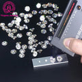 0.8mm-2.9mm Wholesale Small Stones Moissanite Pass test Melee White D Round Cut 8 Hearts & 8 Arrows Moissanite Loose Diamond MegaBDM