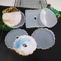 Set of 6 Irregular Hollow Agate Resin Silicone Molds DIY Resin Coaster and Cup Mat Mold Cake Tools