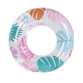 2024 New Arrival Summer Non Phthalate PVC Feather Inflatable Swimming Ring for Women Water Games