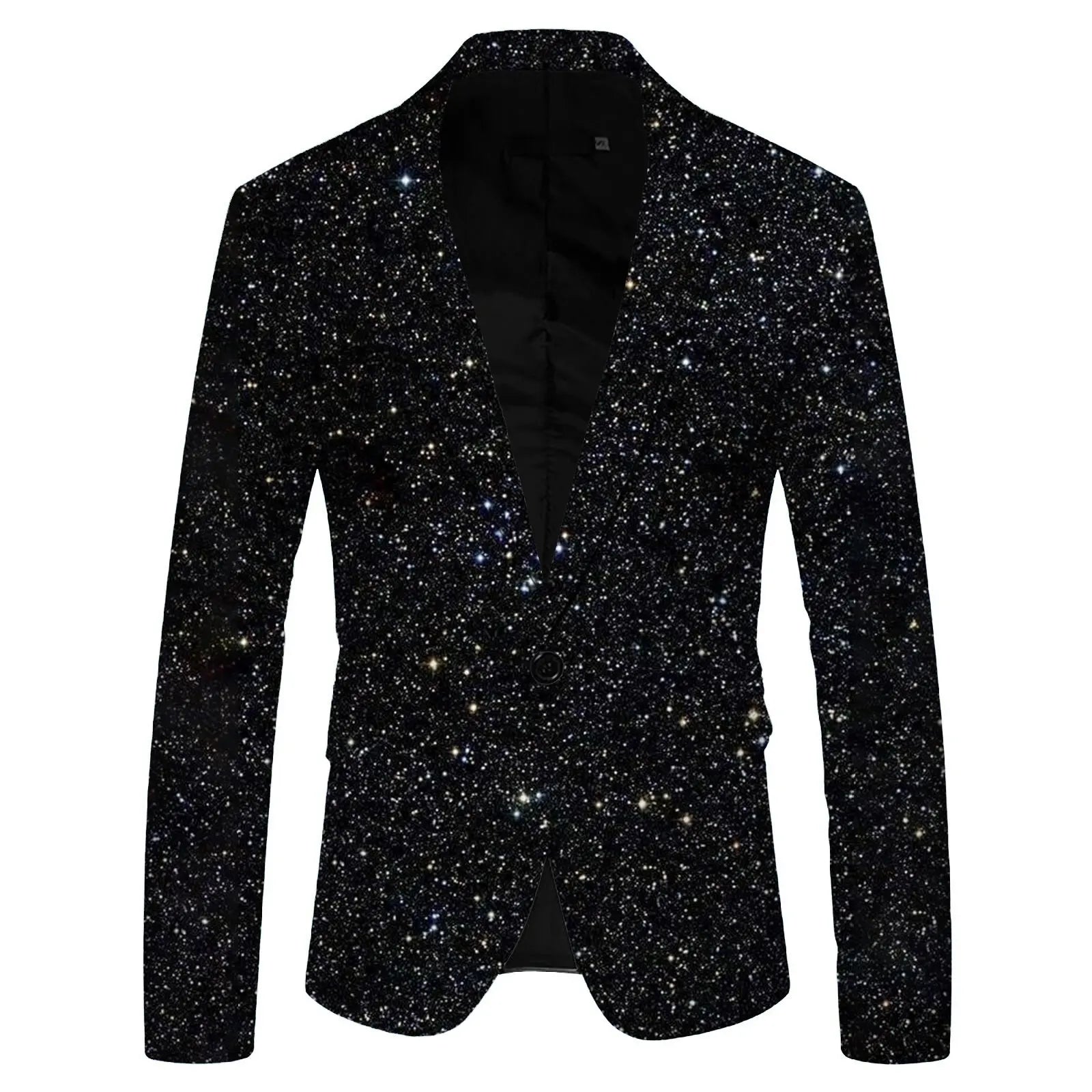 Mens Luxury Embroidered Suits Print Dinner Tuxedo Jacket Prom Wedding Elegant Blazer Dress Suit