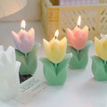 Wholesale Tulip Flower Candle Girl Birthday Gift Flower Shape Scented Candle for Home Decoration