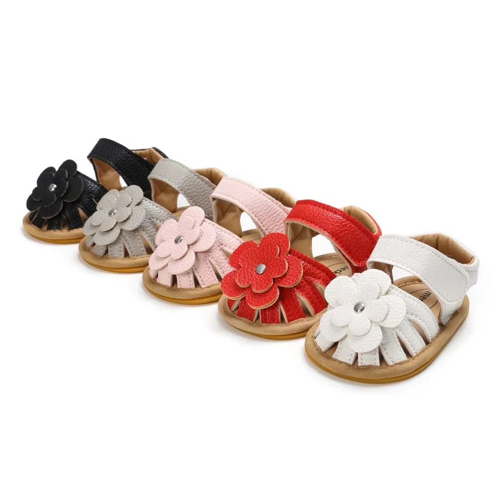CPC Certified Baby Girl Sandals Summer Soft Anti-slip Toddler Shoes Wholesale Baby Slippers MegaBDM