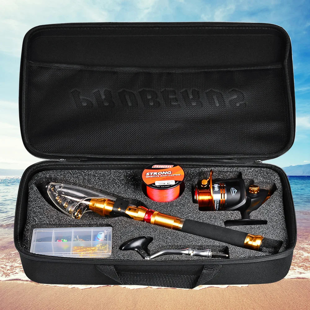 Supplier 2.7m Lure Set Saltwater Fishing Rod Spinning Pole Bait Casting Fishing Rods Pesca ML Carbon Fiber Rock Surf Fish