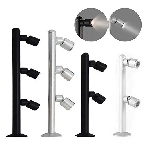 Head Adjustable 2W 3W 5W Triangle LED Spotlight Jewelry Lamp Display Light Museum Exhibition Showcase Cabinet Light