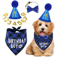 Fun Summer & Winter Dog Birthday Party Decorations Pets Party Supplier Triangular Scarf Bandana Hat & Bow Tie Necklace Style
