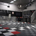 Modern Design Interlocking PVC Garage Flooring Tiles Wear-Resistant Click Vinyl for Villa Graphic Design Solution