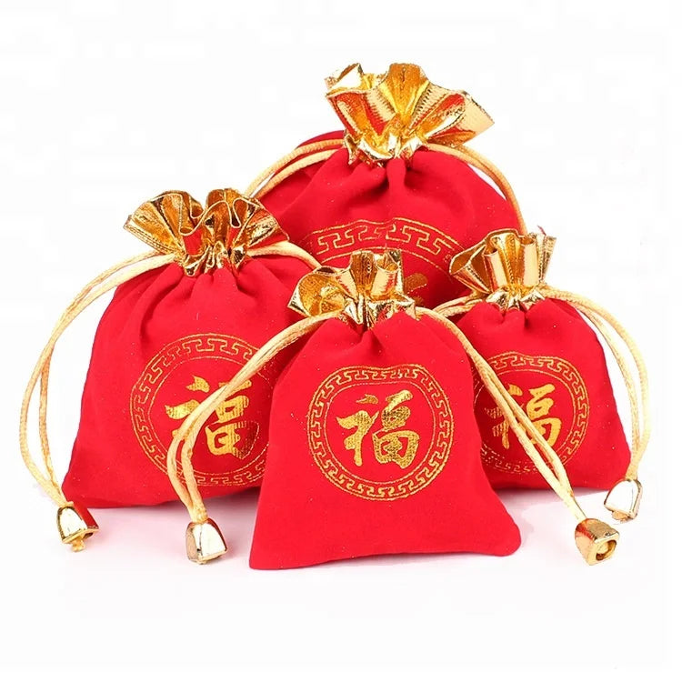 Factory Direct Sale 10*12 cm Whole Sale Jewelry Drawstring Bracelet Stationery Bag Watch Packing Bags