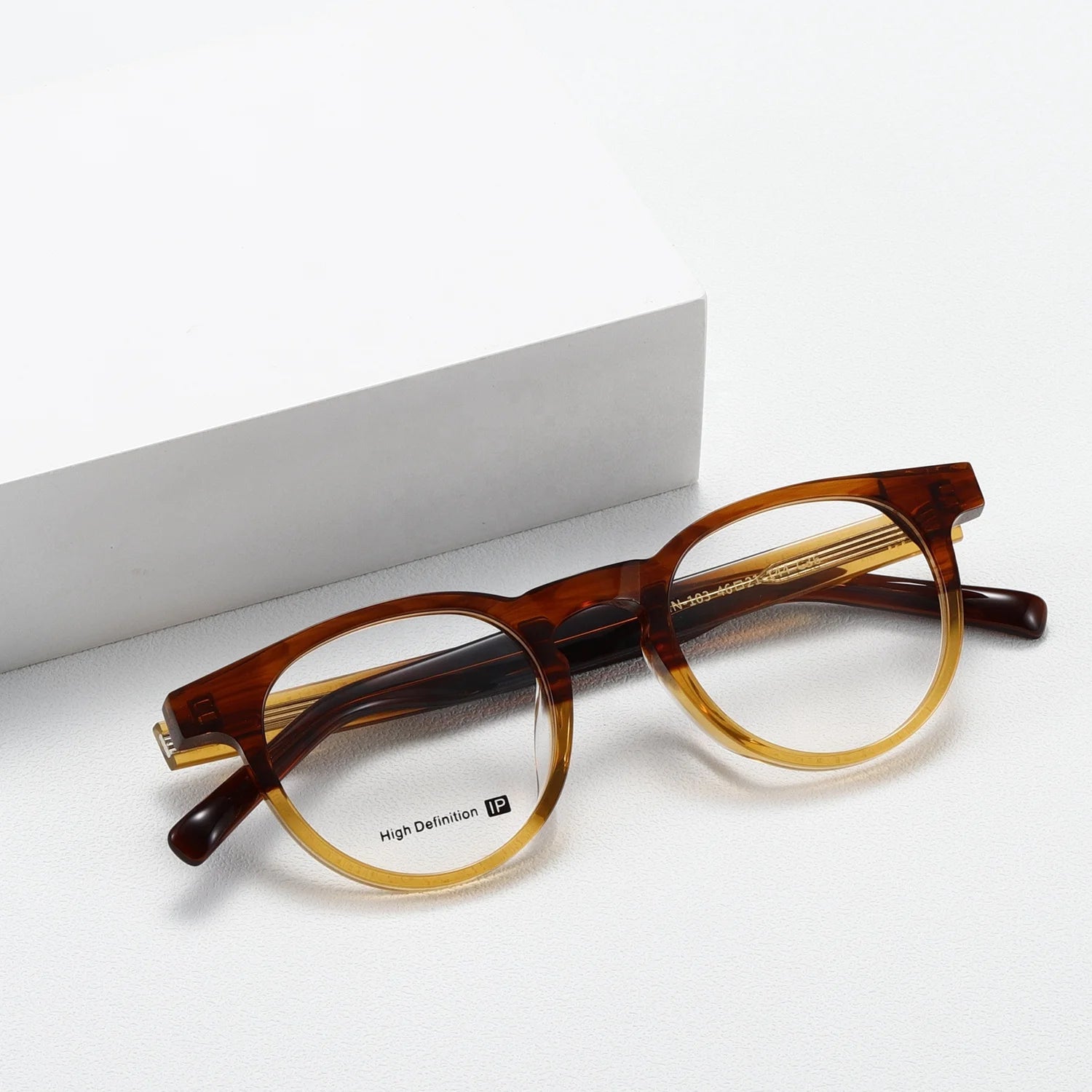 Xxin M103 Myopia Glasses Frame Light Square Plate Full Frame Acetate 5 Colors 16g Exquisite Handmade Reading Glasses